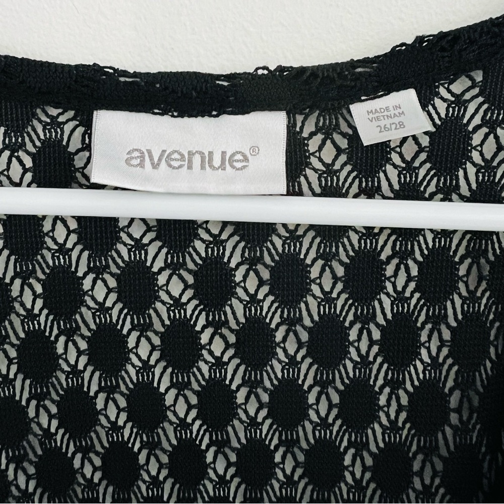Avenue Black Crochet Swim Coverup - Picture 4 of 6